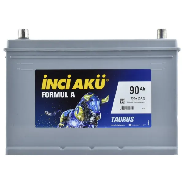Авто аккумулятор Inci Aku Formula A 750A/ 90 Ач photo 1 Авто аккумулятор Inci Aku Formula A 750A/ 90 Ач photo 1