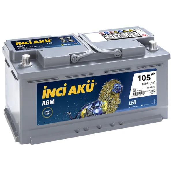 Авто аккумулятор Inci Aku Start-Stop EFB 850A/ 105 Ач photo 1