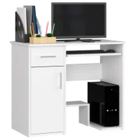 Masă de birou Akord Jay PAL melaminat/ White