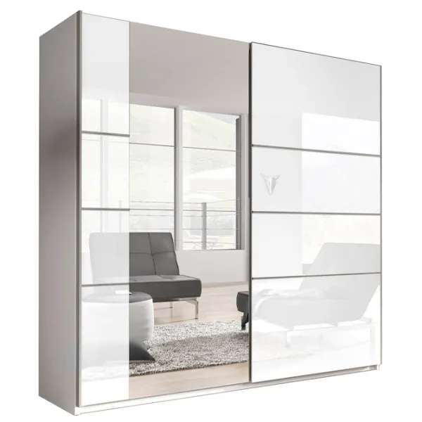 Dulap Helvetia Beta 22981656 180 x 61 x 210 / PAL / Alb photo 1