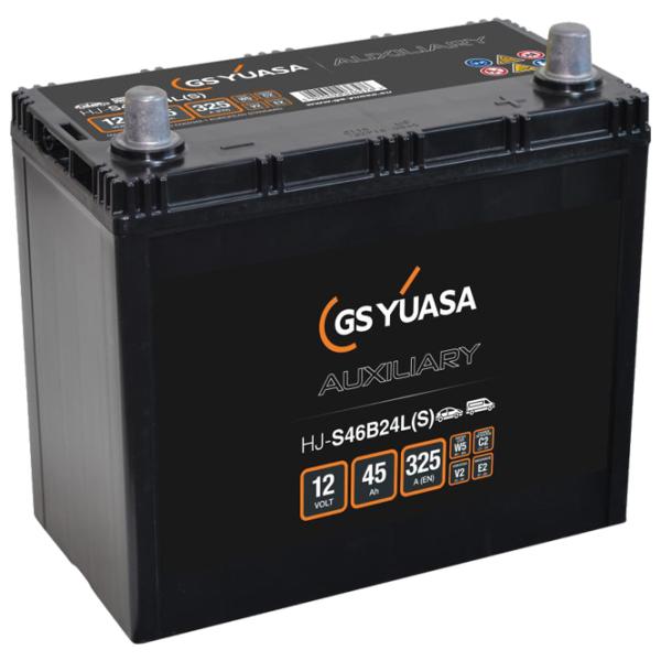 Авто аккумулятор Yuasa YUA-HJ-S46B24L(S) 325A/ 45 Ач photo 1