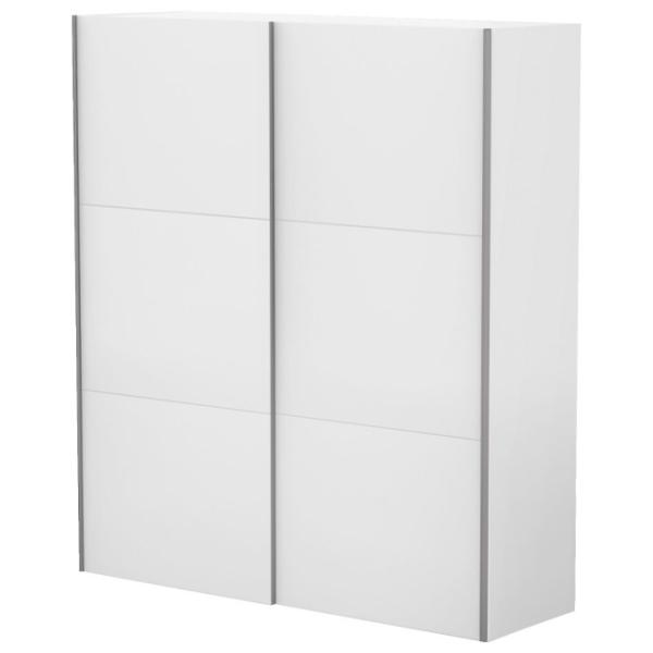 Dulap Helvetia Nebraska 2D 200 x 64 x 230 / PAL / Alb photo 1 Dulap Helvetia Nebraska 2D 200 x 64 x 230 / PAL / Alb photo 1