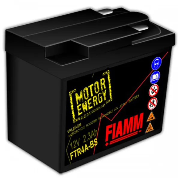 Вспомогательный аккумулятор Fiamm FTR4A-BS 30A/ 2.3 Ач photo 1