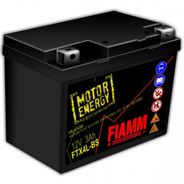 Acumulator moto Fiamm FTX4L-BS 40A/ 3 Ah photo 1