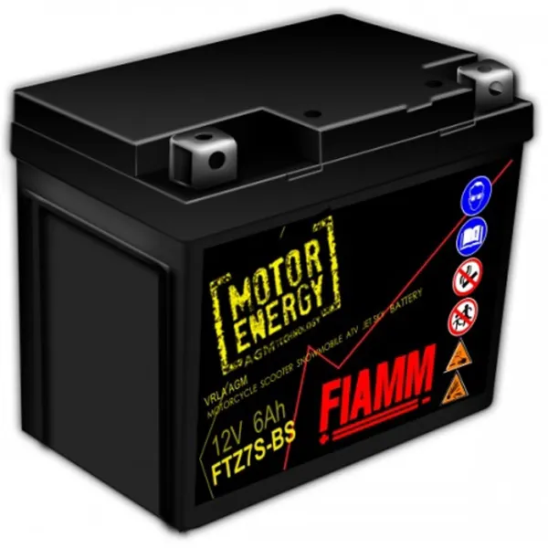 Авто аккумулятор Fiamm FTZ7S-BS 70A/ 6 Ач photo 1
