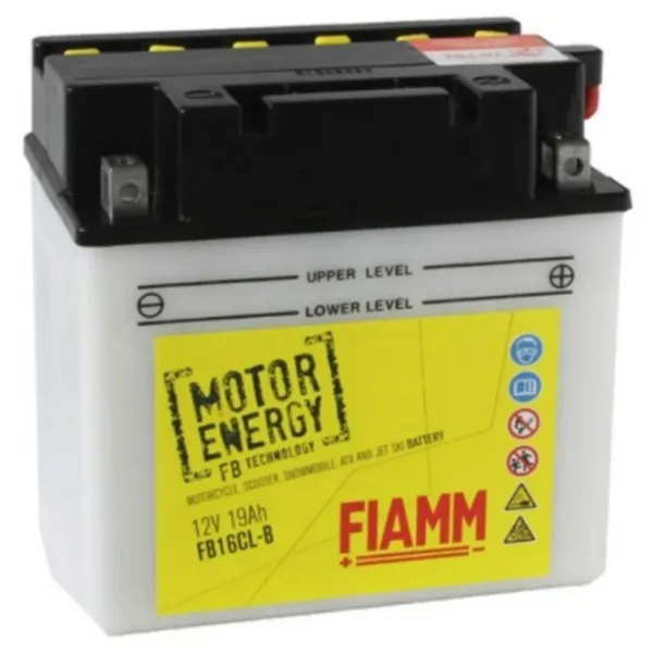 Аккумулятор для мотоцикла Fiamm FB16CL-B 200A/ 19 Ач photo 1