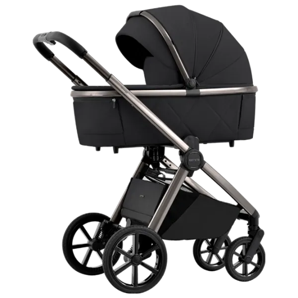 Детская коляска Carrello Omega Chrom 2 in 1 Черный photo 1 Детская коляска Carrello Omega Chrom 2 in 1 Черный photo 1