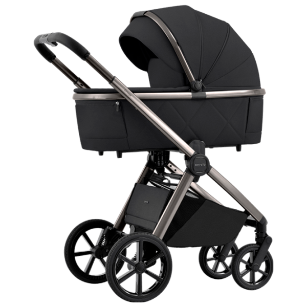 Детская коляска Carrello Omega Chrom 2 in 1 Черный photo 1 Детская коляска Carrello Omega Chrom 2 in 1 Черный photo 1
