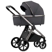 Cărucior pentru copil Carrello Omega Chrom 2 in 1 Gray
