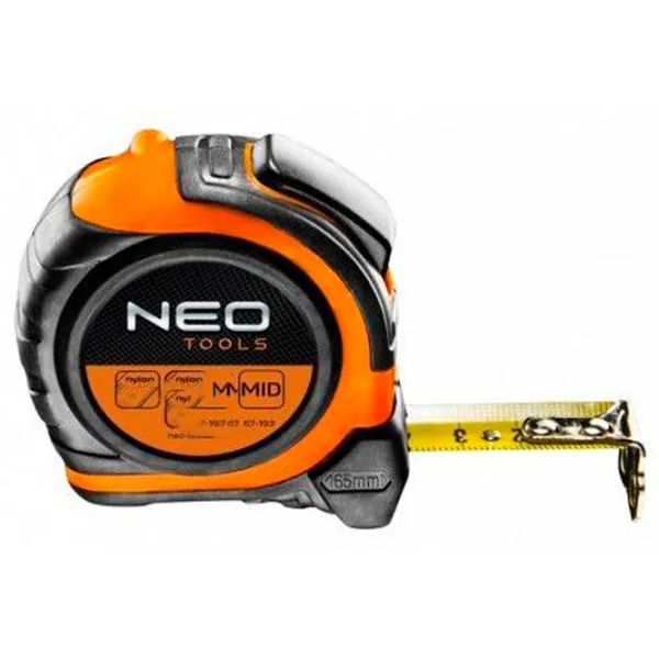 Рулетка NEO Tools 52022 5 м/ Черный photo 1