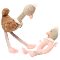 Мягкая игрушка BabyOno Ostrich Mcknox Family 1446 0+/ Бежевый