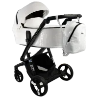 Cărucior pentru copil ibebe istop Gloss Eco White