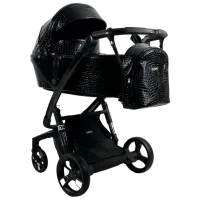 Cărucior pentru copil ibebe istop Gloss Eco Black