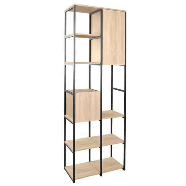 Стеллаж Deco RIO 2 Plus 220см x 74см x 39см cm/ Металл/ Дуб cонома photo 1 Стеллаж Deco RIO 2 Plus 220см x 74см x 39см cm/ Металл/ Дуб cонома photo 1