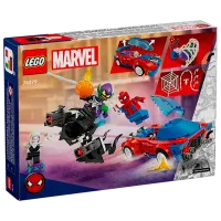 Constructor LEGO Spider-Man Race Car & Venom Green Goblin Figuri/ Multicolor