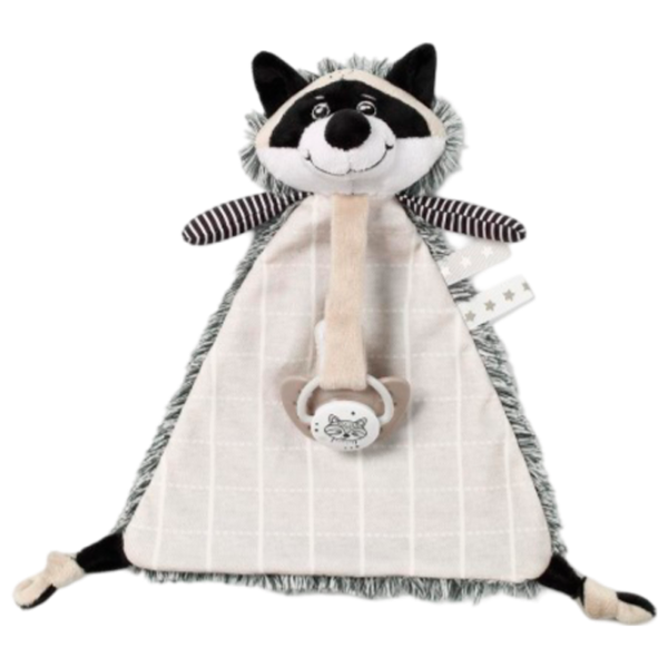Мягкая игрушка BabyOno Racoon Rocky 747 0+/ Белый photo 1