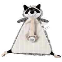 Jucărie moale BabyOno Racoon Rocky 747 0+/ White