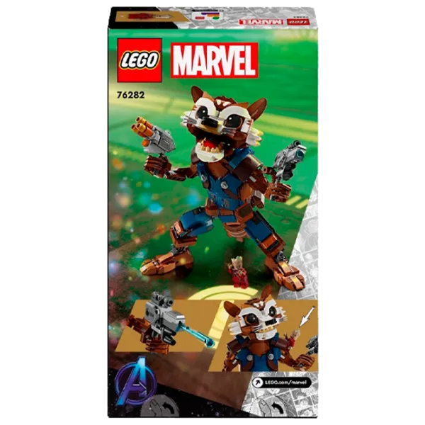 Constructor LEGO Rocket & Baby Groot Personaj de film/ Multicolor photo 1