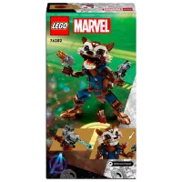 Constructor LEGO Rocket & Baby Groot Personaj de film/ Multicolor