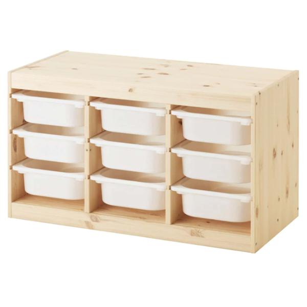 Стеллаж с коробками Ikea Trofast 52см x 93 см x 44см cm/ Дерево/ Дуб cонома photo 1 Стеллаж с коробками Ikea Trofast 52см x 93 см x 44см cm/ Дерево/ Дуб cонома photo 1