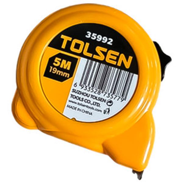 Рулетка Tolsen 35992 5 м/ Желтый photo 1 Рулетка Tolsen 35992 5 м/ Желтый photo 1