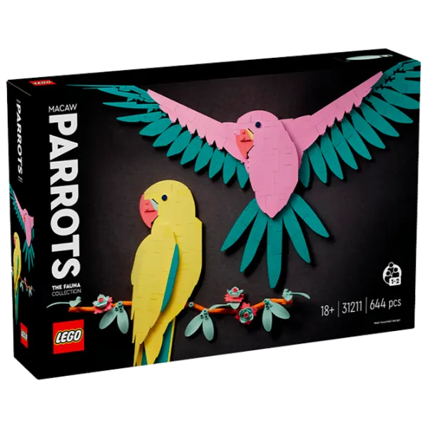 Конструктор LEGO The Fauna Collection – Macaw Parrots Творческий/ Разноцветный photo 1