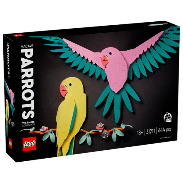 Конструктор LEGO The Fauna Collection – Macaw Parrots Творческий/ Разноцветный photo 1