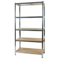 Стеллаж Procart R22010045 220см x 100см x 45см cm/ МДФ/ Серый