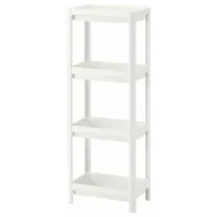 Стеллаж Ikea Vesken 100см x 36см x 23см cm/ Пластик/ White