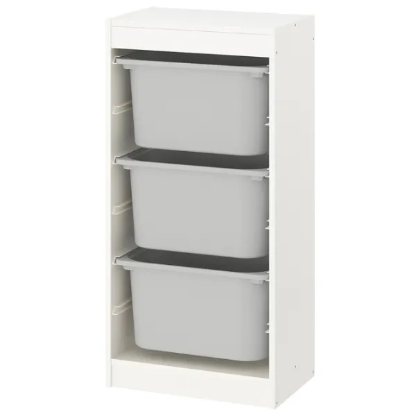 Стеллаж Ikea Trofast 94см x 30см x 46см cm/ ЛДСП/ White photo 1 Стеллаж Ikea Trofast 94см x 30см x 46см cm/ ЛДСП/ White photo 1