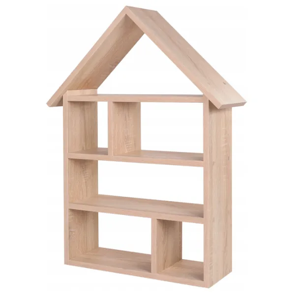 Etajeră BellaLuni Domek 87 x 54 x 18 cm/ PAL/ Sonoma Oak photo 1 Etajeră BellaLuni Domek 87 x 54 x 18 cm/ PAL/ Sonoma Oak photo 1