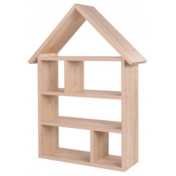 Etajeră BellaLuni Domek 87 x 54 x 18 cm/ PAL/ Sonoma Oak photo 1 Etajeră BellaLuni Domek 87 x 54 x 18 cm/ PAL/ Sonoma Oak photo 1