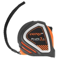 Рулетка Dnipro-M 763900 7.5 м/ Черный