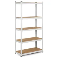 Стеллаж Humberg 5488977 180см x 90см x 40см cm/ МДФ/ White