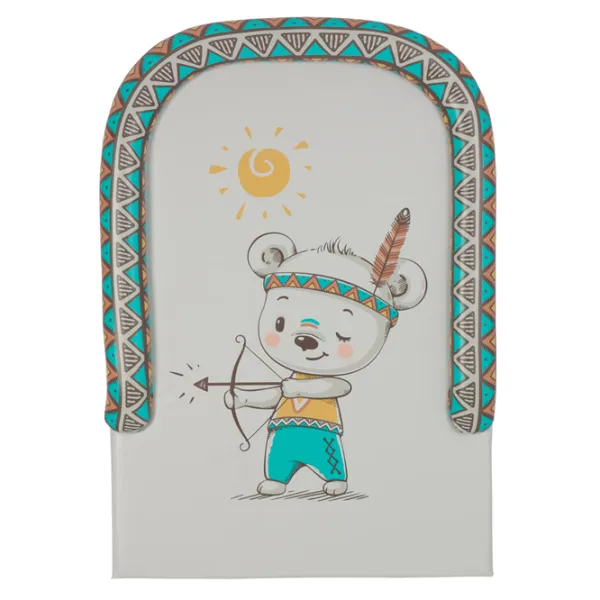 Пеленальный матрасик Polini Kids 2447  Унисекс / 0+ / Серый photo 1