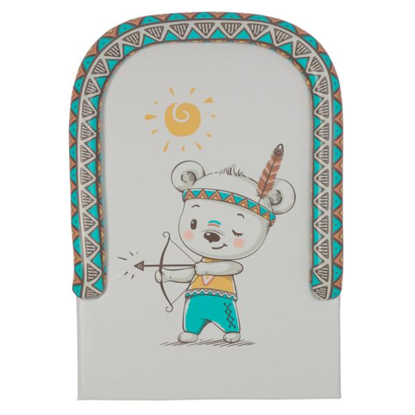 Пеленальный матрасик Polini Kids 2447  Унисекс / 0+ / Серый photo 1
