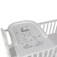 Saltea de înfăşat Polini Kids 2448  Unisex / 0+ / White