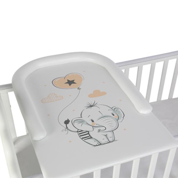 Пеленальный матрасик Polini Kids 2449  Унисекс / 0+ / Белый photo 1
