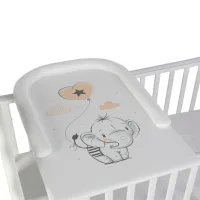 Saltea de înfăşat Polini Kids 2449  Unisex / 0+ / White