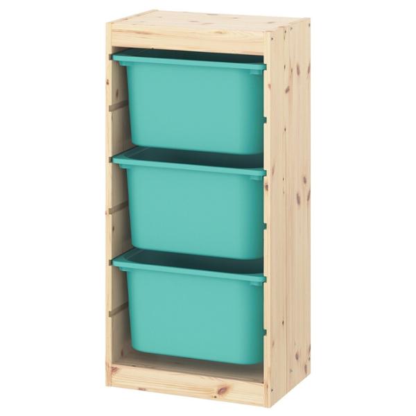 Стеллаж с контейнерами Ikea Trofast 94см x 30см x 46см cm/ ЛДСП/ Дуб cонома photo 1 Стеллаж с контейнерами Ikea Trofast 94см x 30см x 46см cm/ ЛДСП/ Дуб cонома photo 1