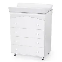 Пеленальный столик Italbaby Dream Унисекс/ 0+/ Белый