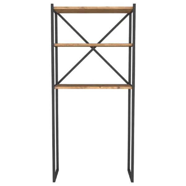 Стеллаж Fabulous 5639937 160см x 66см x 34см cm/ Металл/ Black photo 1 Стеллаж Fabulous 5639937 160см x 66см x 34см cm/ Металл/ Black photo 1