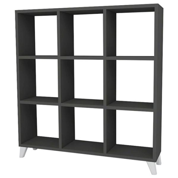 Стеллаж Fabulous 5639925 88.2 см x 88.2см x 20см cm/ ЛДСП/ Anthracite photo 1