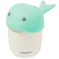 Cană pentru clatit părul BabyOno Whale de la 0 luni