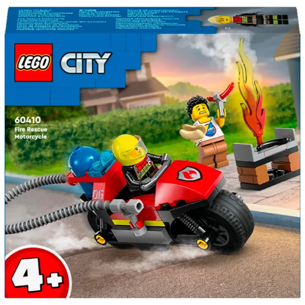 Constructor LEGO Fire Rescue Motorcycle Figuri/ Multicolor photo 1