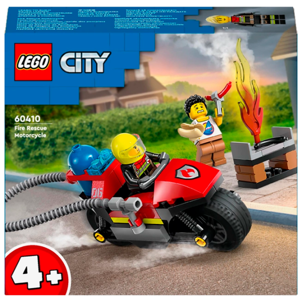 Constructor LEGO Fire Rescue Motorcycle Figuri/ Multicolor photo 1