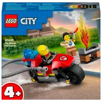 Constructor LEGO Fire Rescue Motorcycle Figuri/ Multicolor