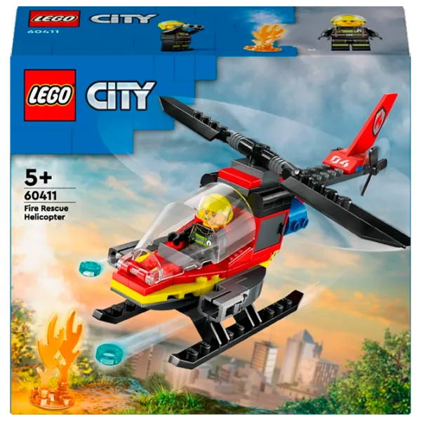 Конструктор LEGO Fire Rescue Helicopter Фигуры/ Разноцветный photo 1