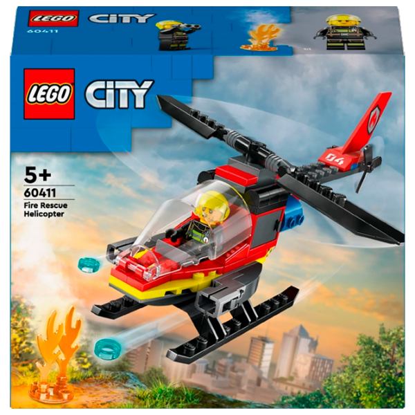 Конструктор LEGO Fire Rescue Helicopter Фигуры/ Разноцветный photo 1