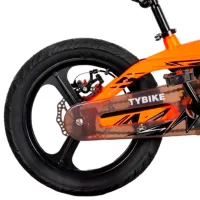 Велосипед TyBike BK-09 16" 16" Магниевый сплав / Оранжевый Черный photo 3